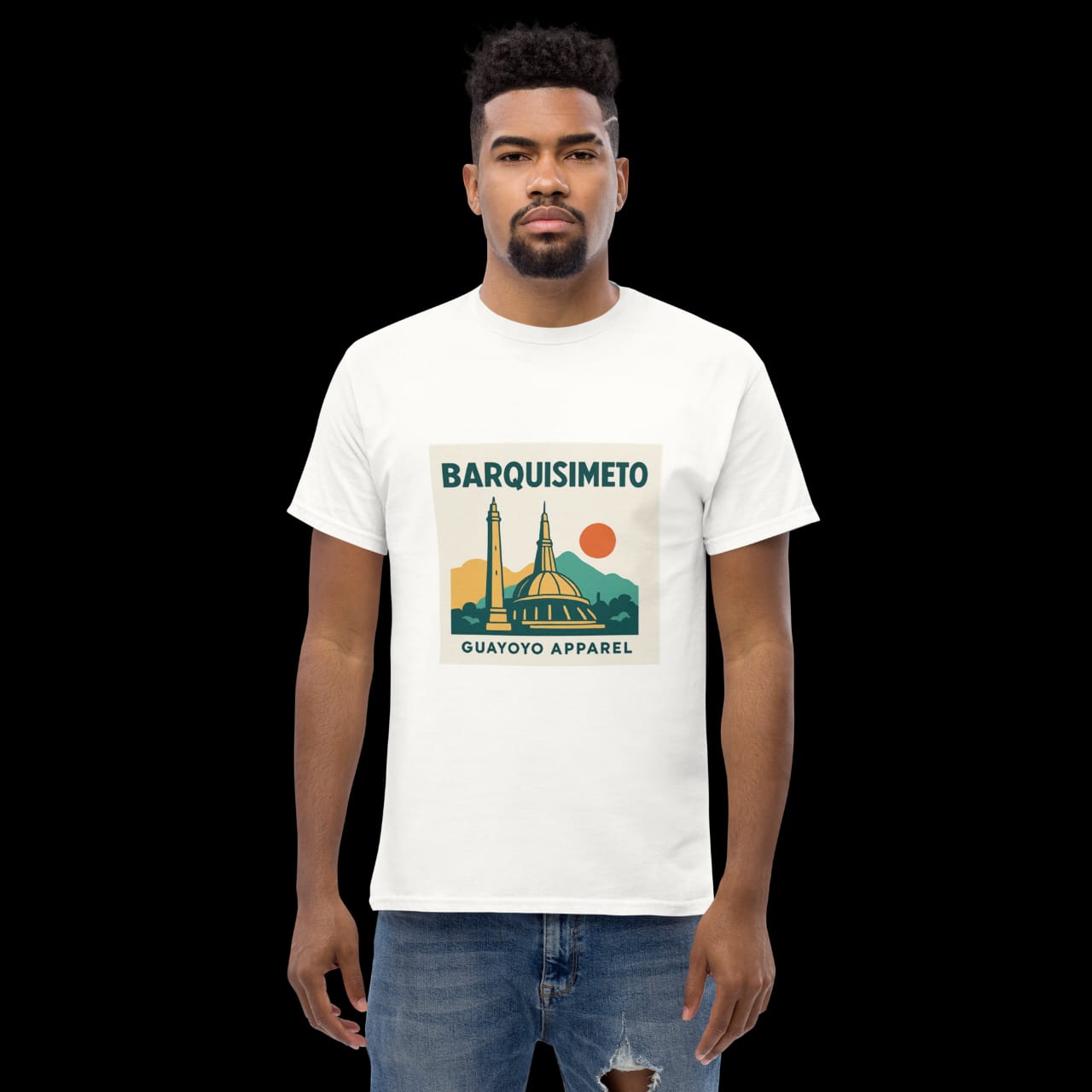 Barquisimeto Landmark Shirt – Guayoyo Apparel White