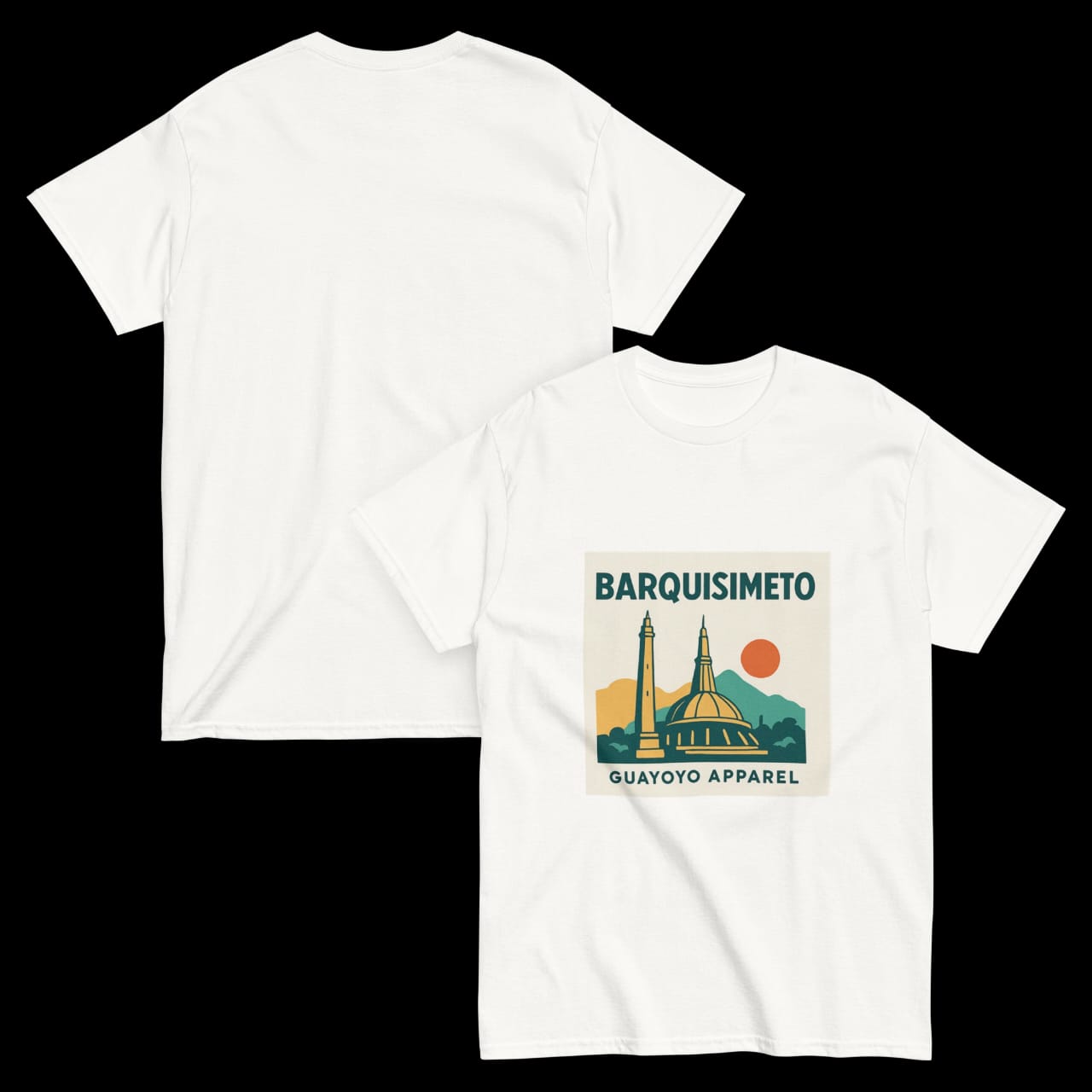 Barquisimeto Landmark Shirt – Guayoyo Apparel White