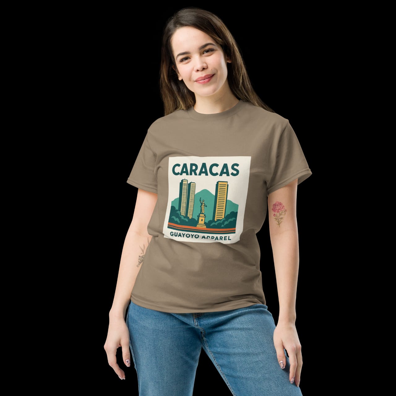 Caracas Skyline Shirt – Guayoyo Apparel  Brown