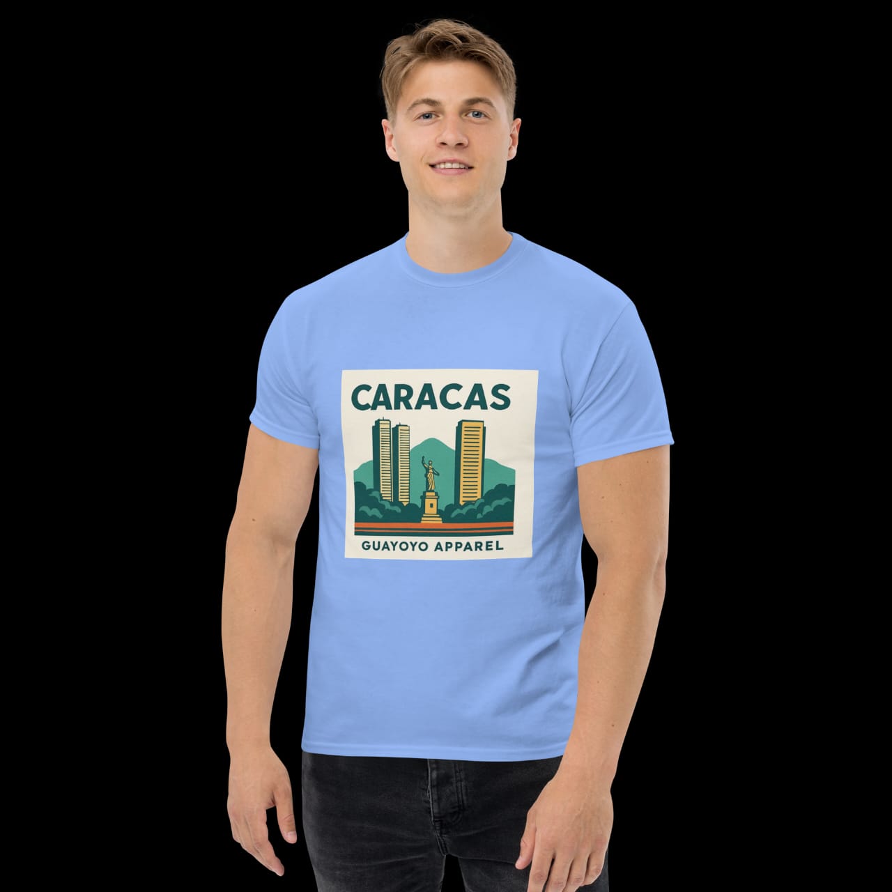 Caracas Skyline Shirt – Guayoyo Apparel  Sky Blue
