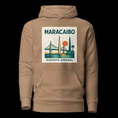 Maracaibo Skyline Hoodie – Guayoyo Apparel Brown