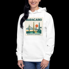 Maracaibo Skyline Hoodie – Guayoyo Apparel White