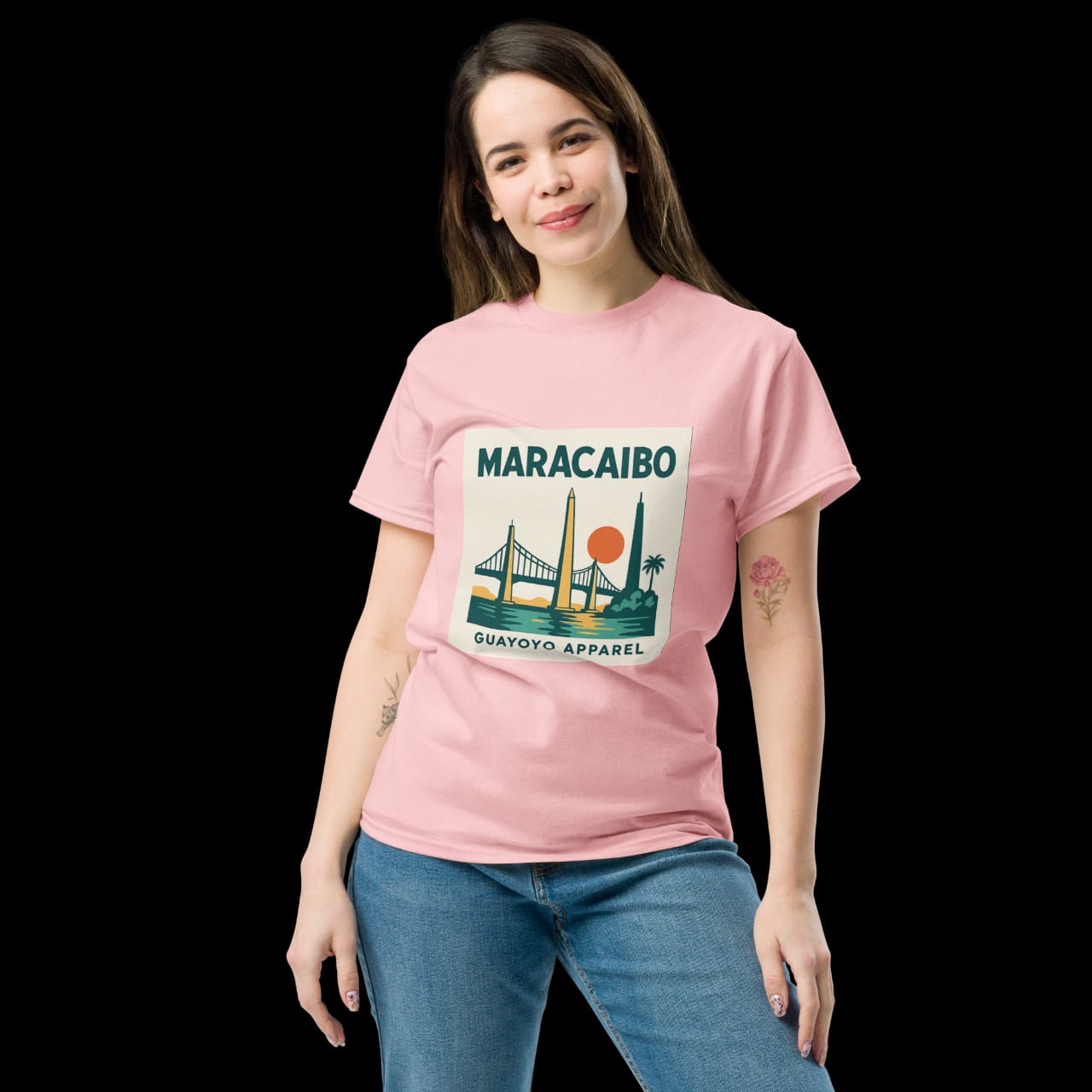 Maracaibo Skyline Shirt – Guayoyo Apparel  Pink