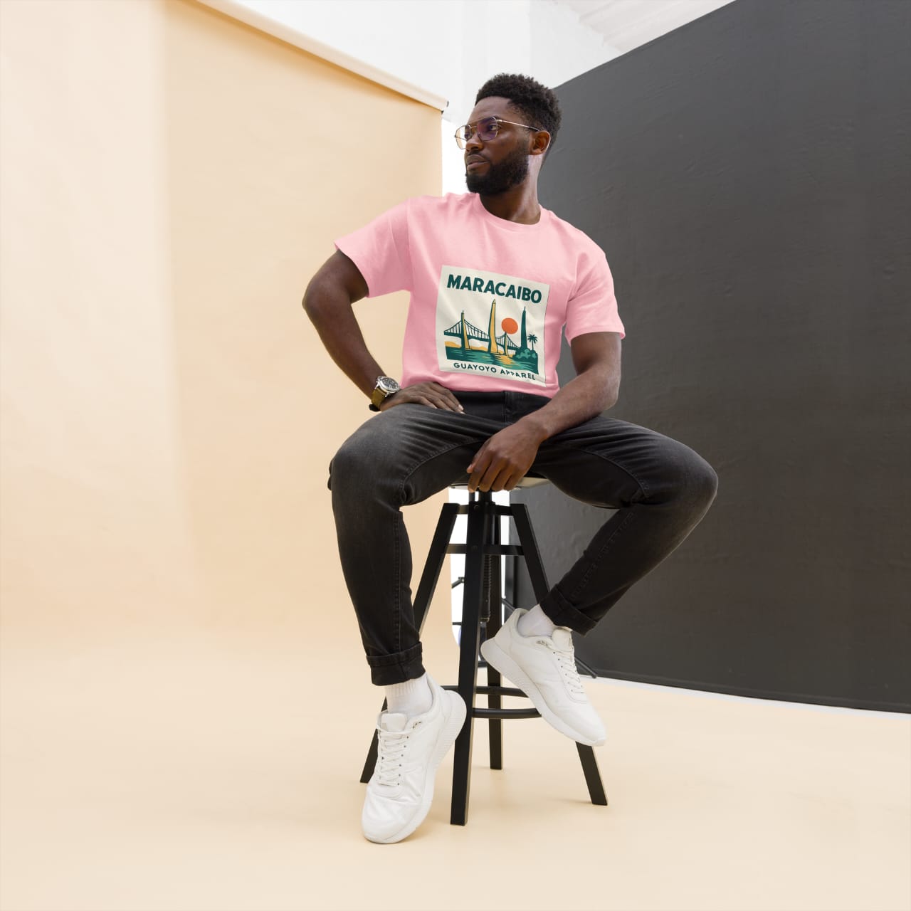 Maracaibo Skyline Shirt – Guayoyo Apparel  Pink