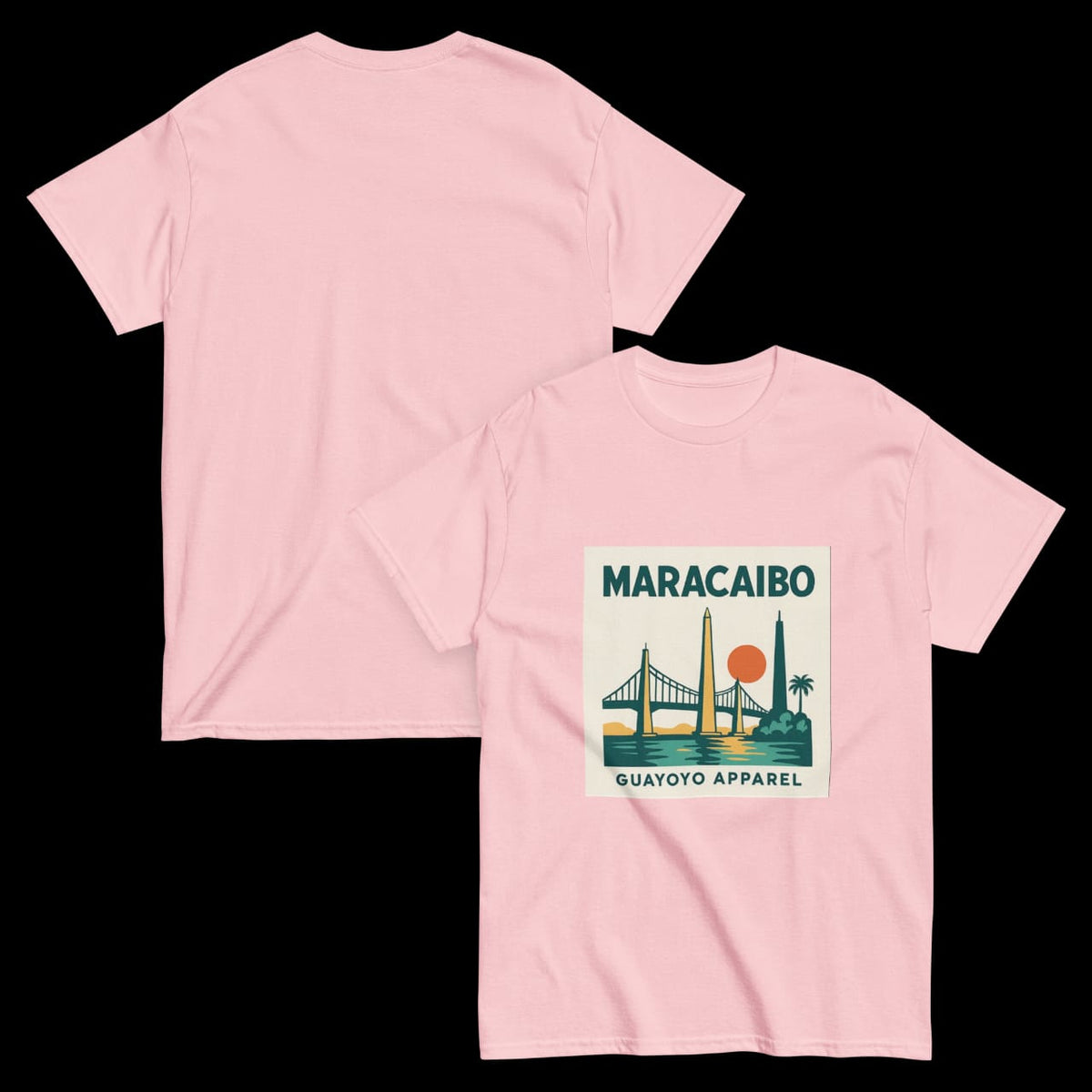 Maracaibo Skyline Shirt – Guayoyo Apparel  Pink