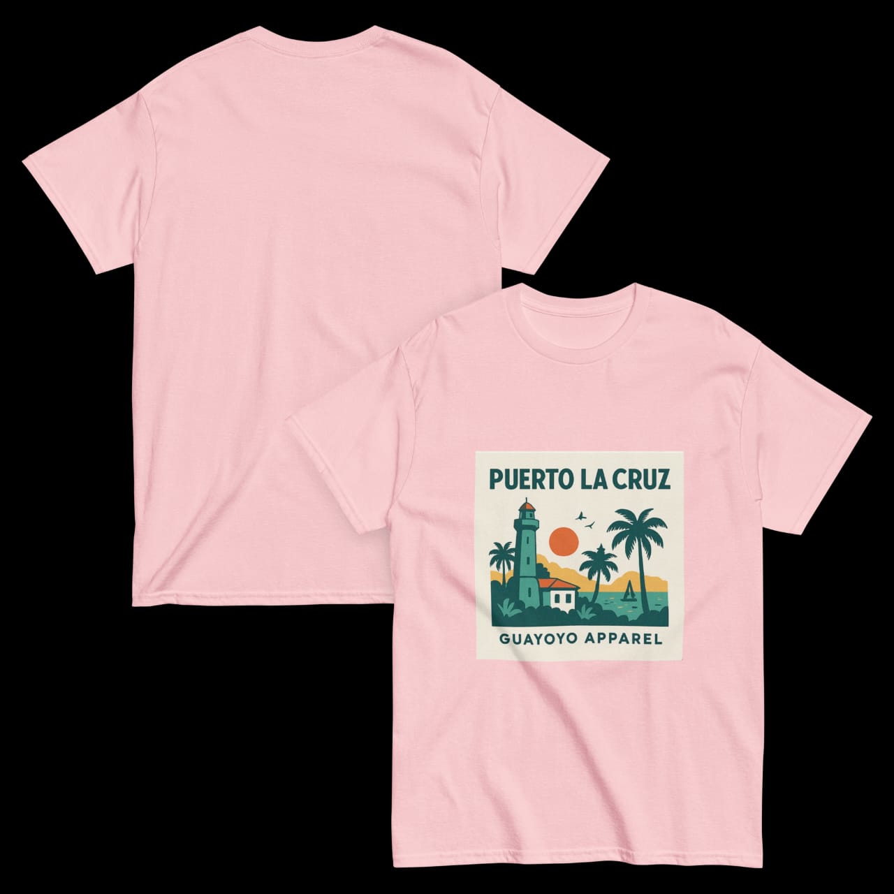 Puerto La Cruz Shirt – Guayoyo Apparel Pink