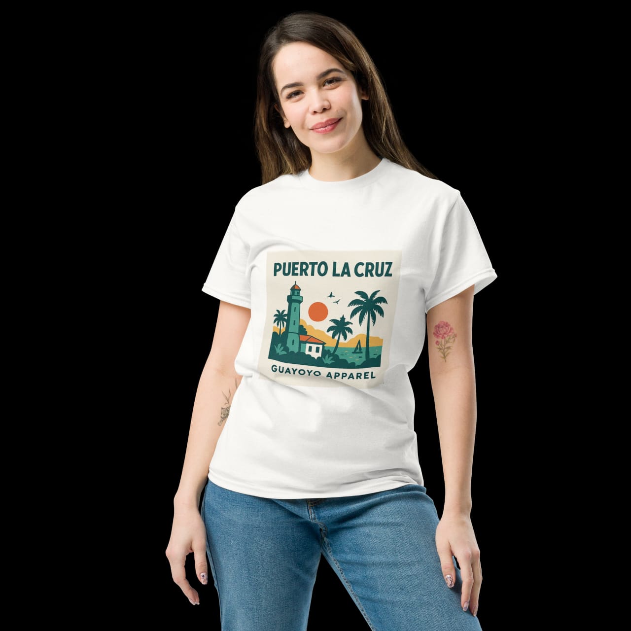Puerto La Cruz Shirt – Guayoyo Apparel White