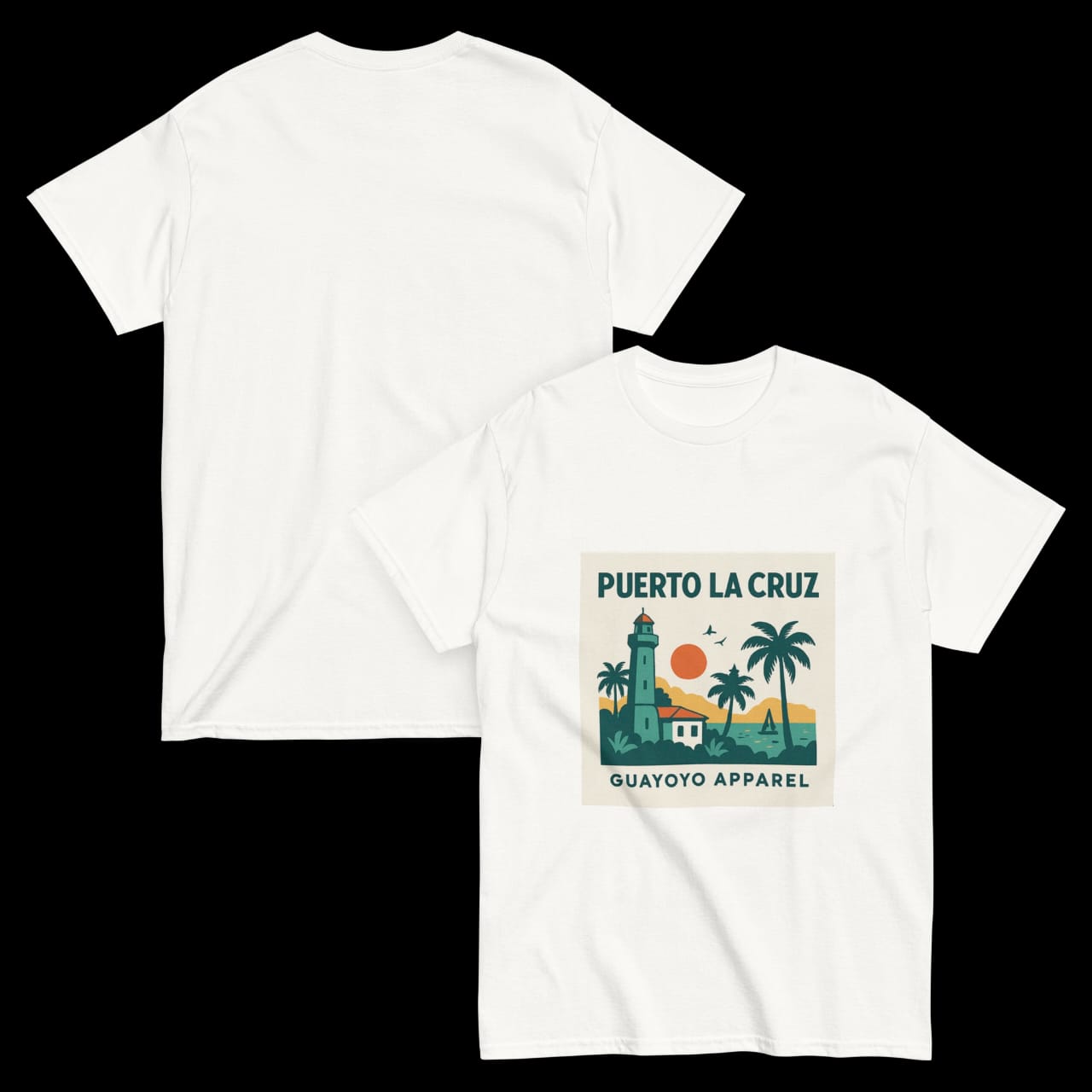 Puerto La Cruz Shirt – Guayoyo Apparel White