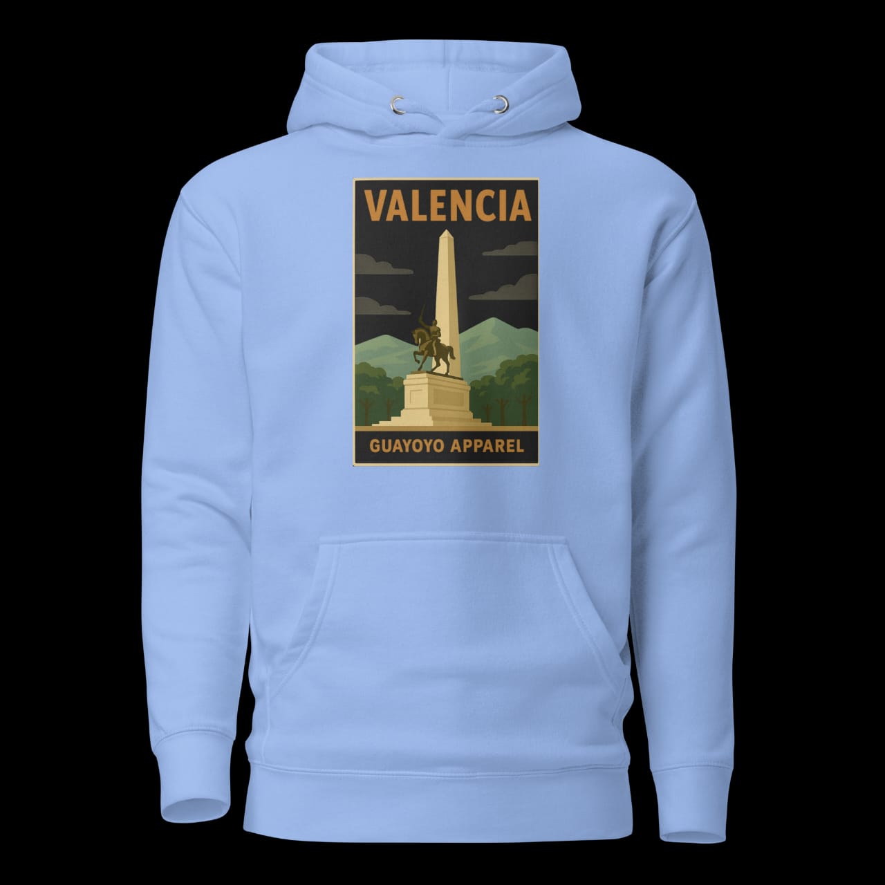 Valencia Hoodie – Guayoyo Apparel Sky Blue