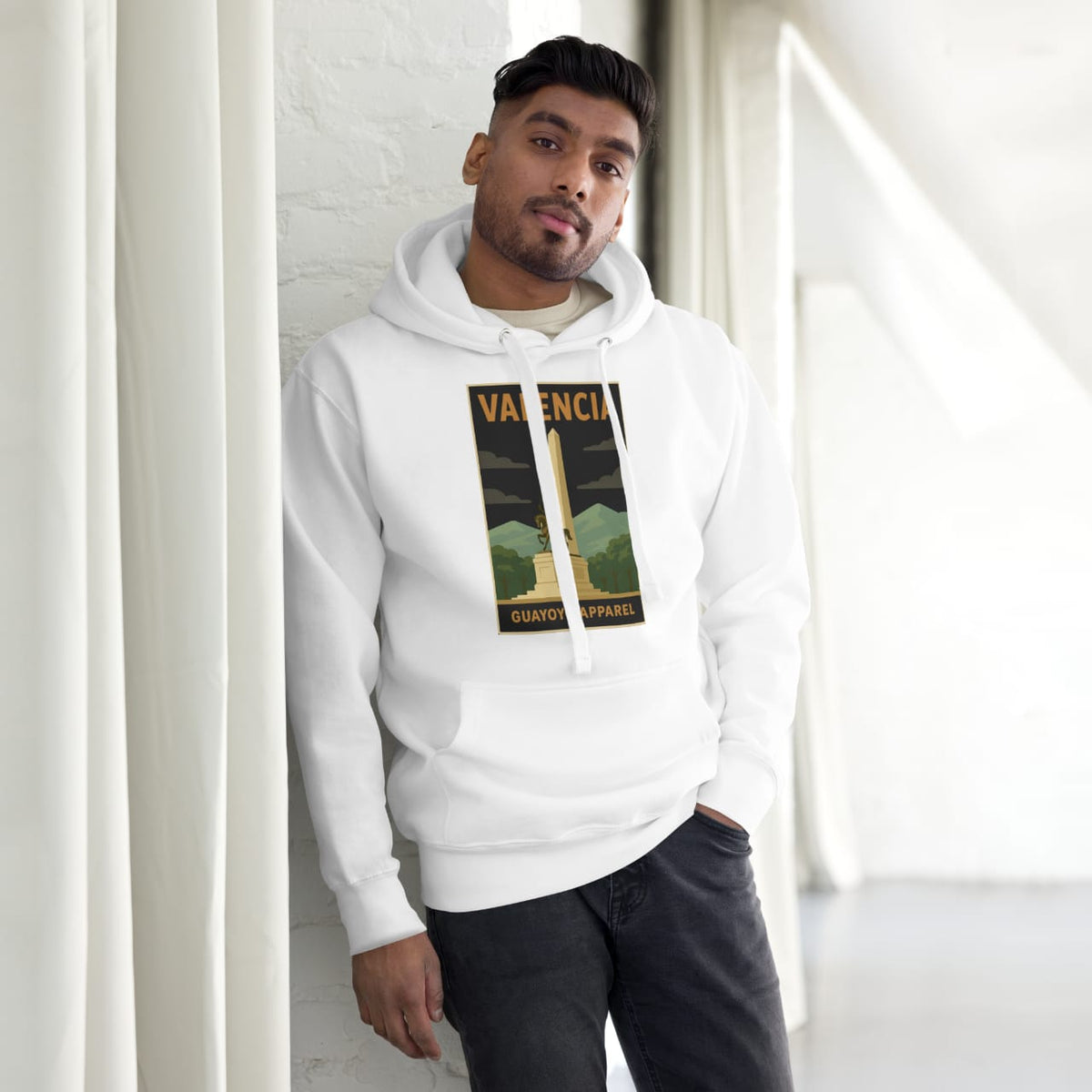 Valencia Hoodie – Guayoyo Apparel White